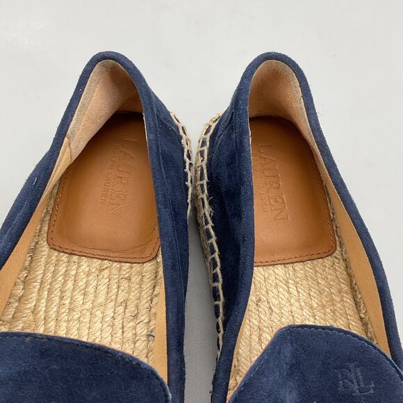 Lauren Ralph Lauren Women’s Luize Espadrille Flat Loafers Navy Size 8 - Picture 6 of 11